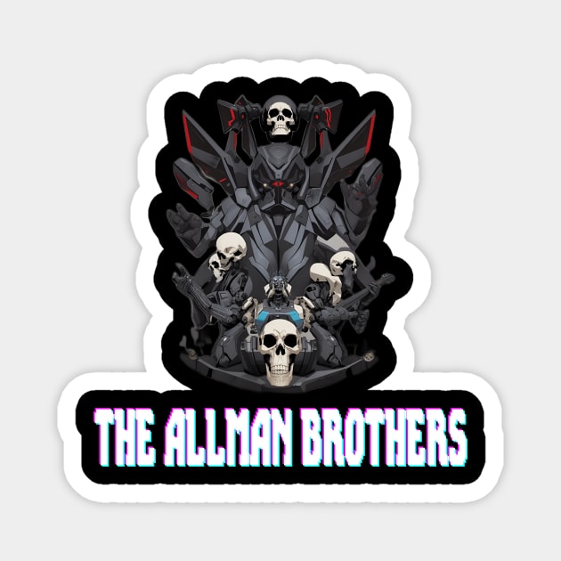 The Allman Brothers Band Magnet by Maheswara.Momocats