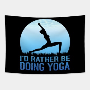 I'd Rather Be Doing Yoga Tapestry