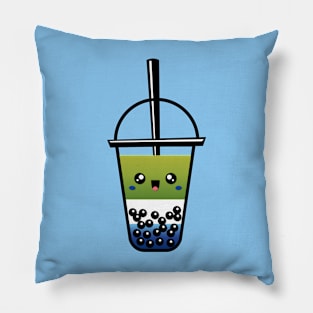 Blueberry Matcha Latte Pillow