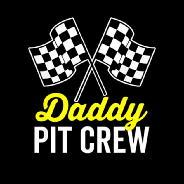 Daddy Pit Crew Shirt for Racing Party Costume (Dark) by AstridLdenOs