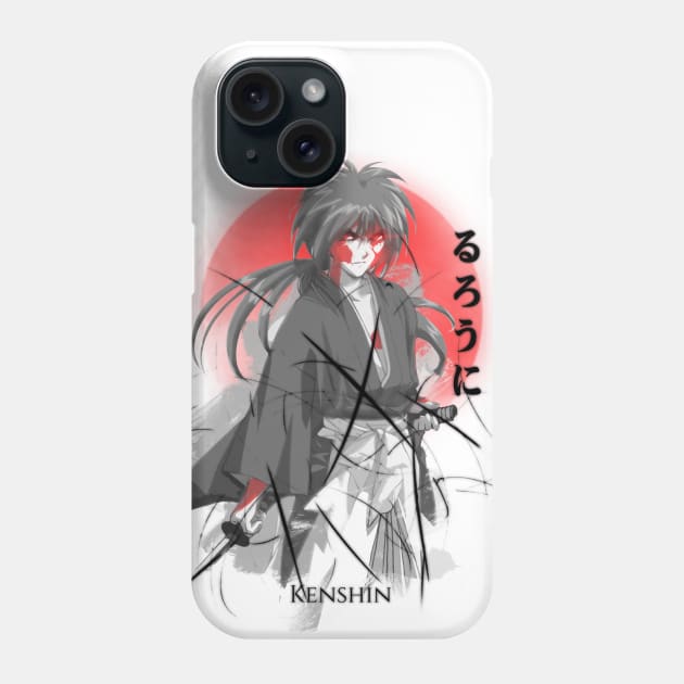 Kenshin Redmoon Phone Case by stingi