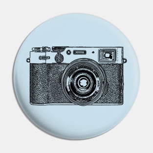 Fuji x100 - Black Pin