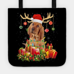 Bloodhound Christmas Gift t-shirt Dog Lover Christmas Gift Tote