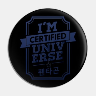 Certified PENTAGON Universe Pin