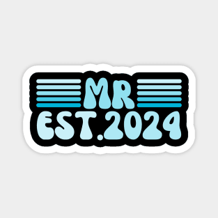 Mr est 2024 Groovy Magnet