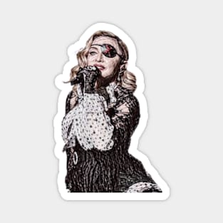 Madonna Cartoon Magnet