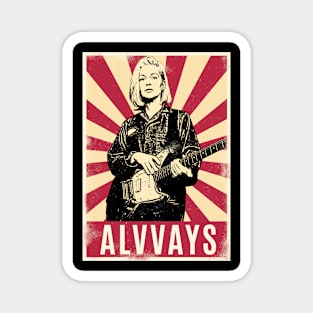 Retro Vintage Alvvays Magnet