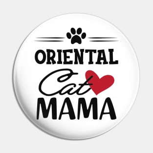 Oriental Cat Mama Pin