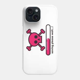 Saving please wait...! Pink Skull version Phone Case