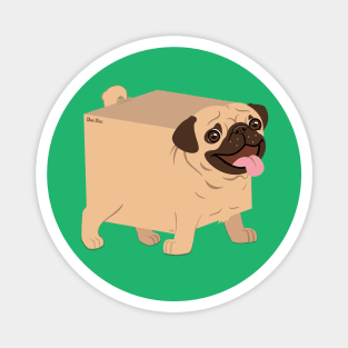 Qube Dogs - The Pug Qube Magnet