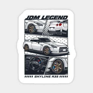 Skyline R35 Manga Magnet