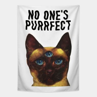 No One's Purrfect v2 Tapestry