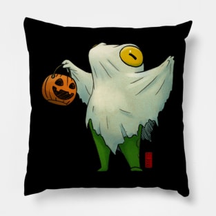 ghost frog Pillow