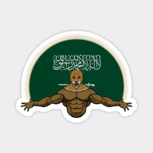 Cheetah Saudi Arabia Magnet