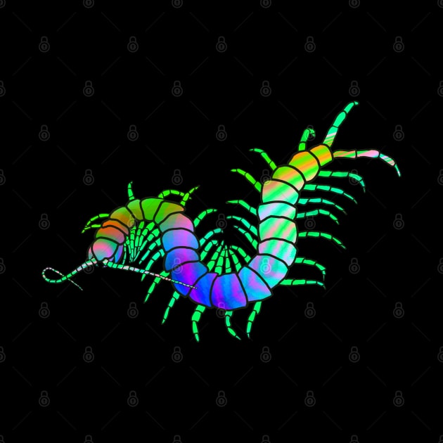 Colorful Centipede by techno-mantis