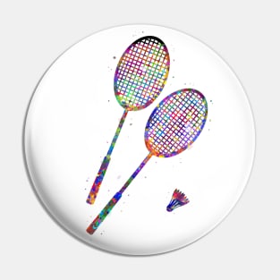 Badminton racket Pin