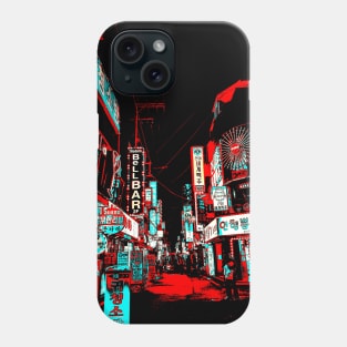 Red and Blue Nights Phone Case