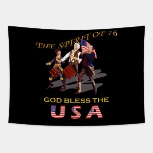 America - Spirit of 76 - God Bless the USA Tapestry