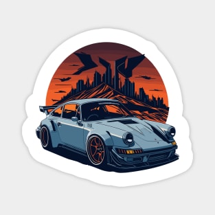 Porsche 911 GT 3 Turbo Classic Car Magnet