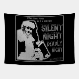 Silent Night Deadly Night Ad Tapestry