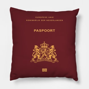 Netherlands passport Pillow