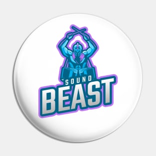 Sound Beast Spartan Drummer Pin