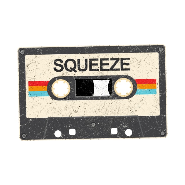 kurniamarga vintage cassette tape Squeeze by kurniamarga.artisticcolorful