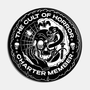 Cult Of Horror Pin