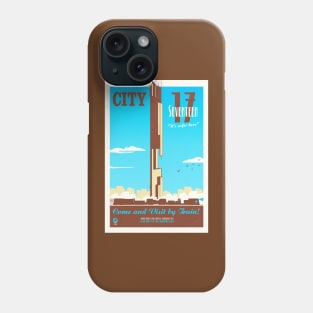 Visit City 17 (blue/brown) Phone Case