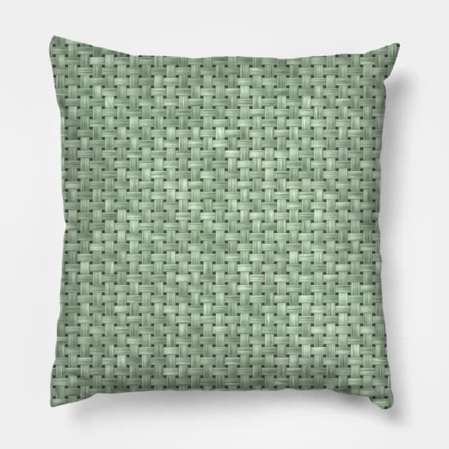 Classic pattern of gray fabric of subtle design Pillow by Hujer