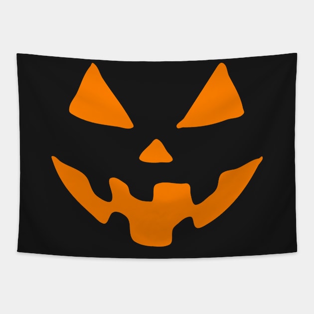 Jack-O-Lantern Pumpkin Halloween Tapestry by Flippin' Sweet Gear