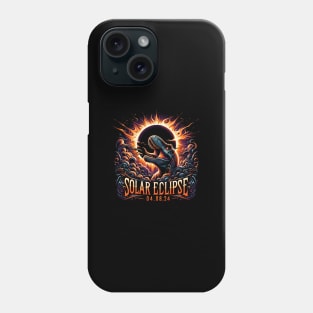 Solar Eclipsed Dino Phone Case