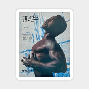 MUSCLES MAGAZINE - Vintage Physique Muscle Male Model Magazine Cover Magnet