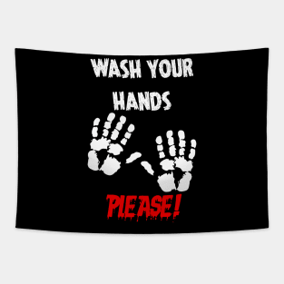 Wash Your Hands Tapestry