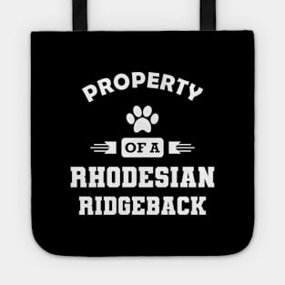 Rhodesian Ridgeback Dog - Property of a rhodesian ridgeback Tote