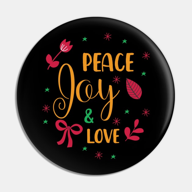 Peace Joy And Love Pin by TinPis