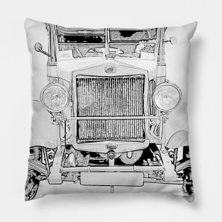 Classic 1920s Leyland charabanc bus Pillow