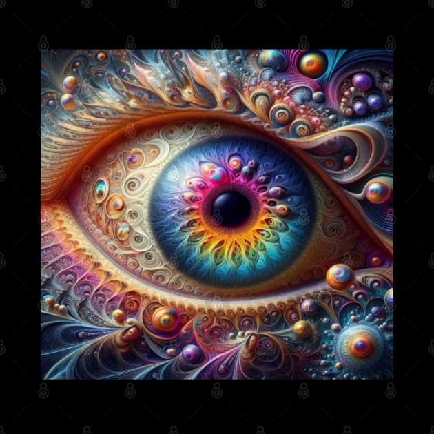 colorful eye by Out of the world