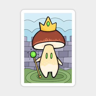 King Bolete Full Digital Illustration Magnet