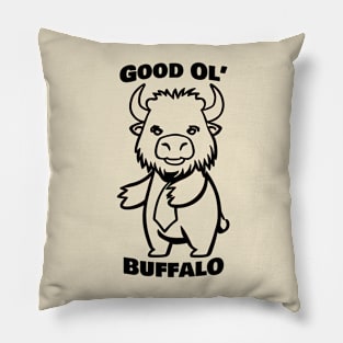 Good Ol' Buffalo - If you used to be a Buffalo, a Good Old Buffalo too, you'll find this bestseller critter design perfect. Show the other critters when you get back to Gilwell! Pillow