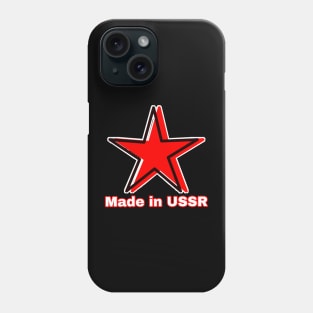 Red star made in USSR Phone Case