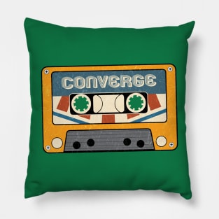 Cassete vintage Converge Pillow