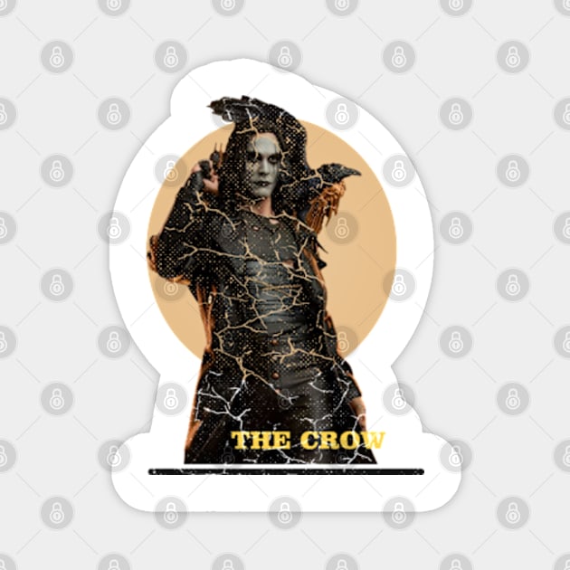 the crow 2 Art Drawing Magnet by Rohimydesignsoncolor