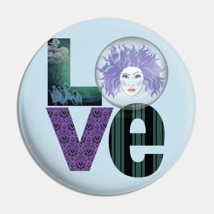 Grim Grinning LOVE Pin