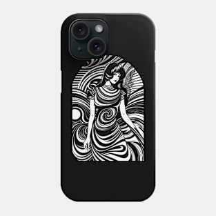 Spiral Fashion Girl 50s 60s Phone Case