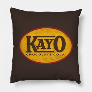 Chocolate Cola {distressed} Pillow