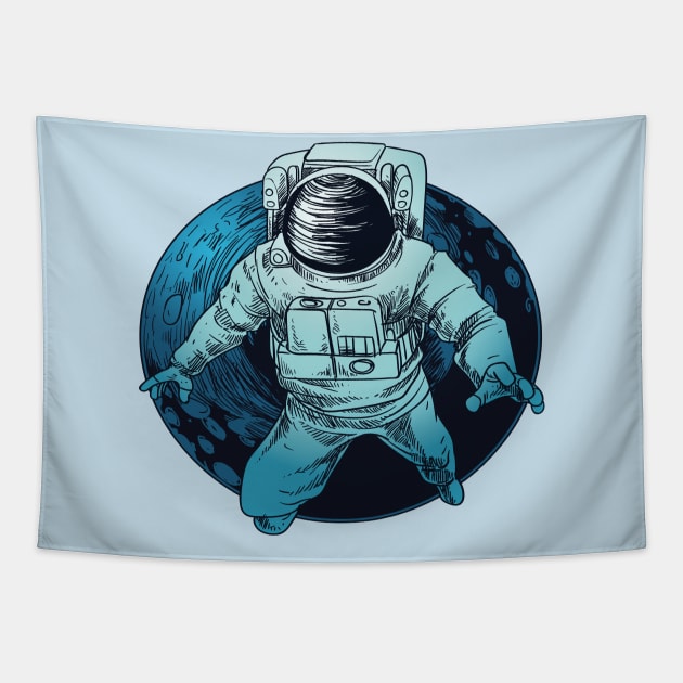 Astronaut Tapestry by Mako Design 