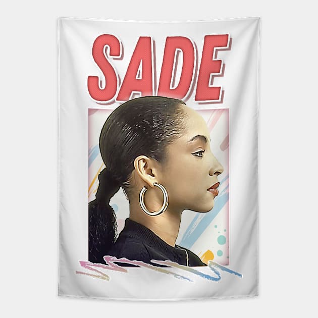 Sade / Retro 1980s Style Fan Design Tapestry by DankFutura