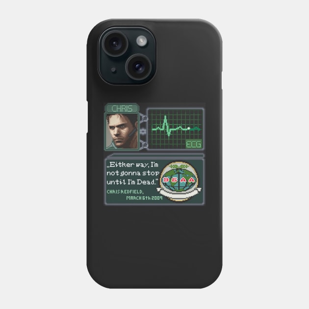 Resident Evil 5 Pixel Art Phone Case by AlleenasPixels