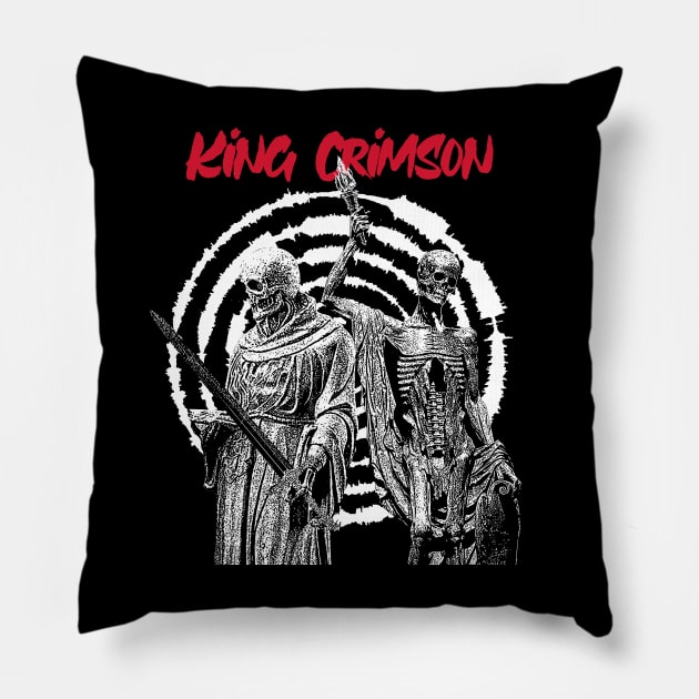 Dark Soul King Crimson Pillow by Mutearah